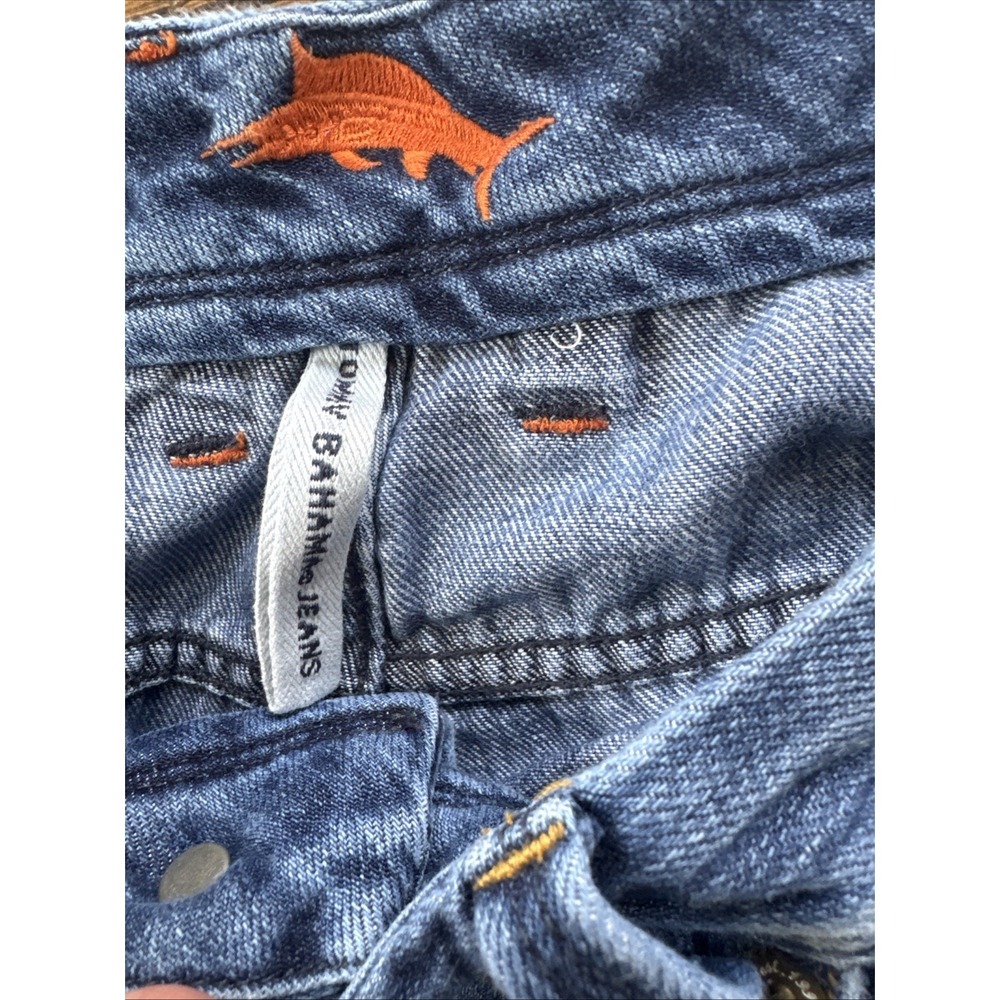 Tommy Bahama Standard Straight Leg Jeans Men 36x38 Blue Medium Wash‎ - Picture 5 of 10